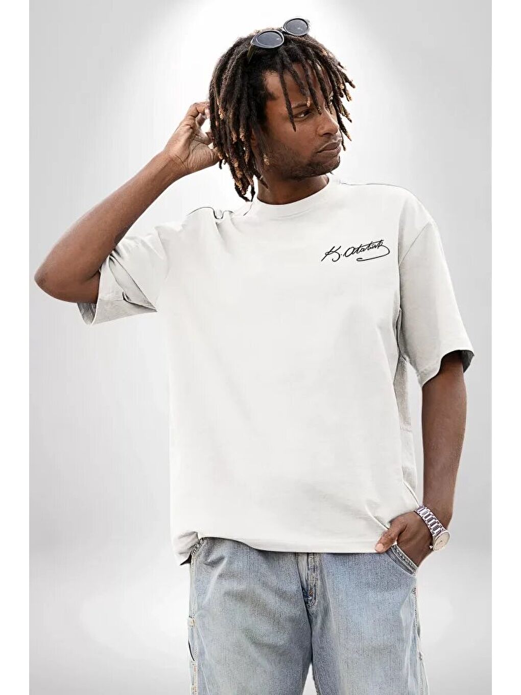 30 Ağustos Baskılı T-shirt - Beyaz-2