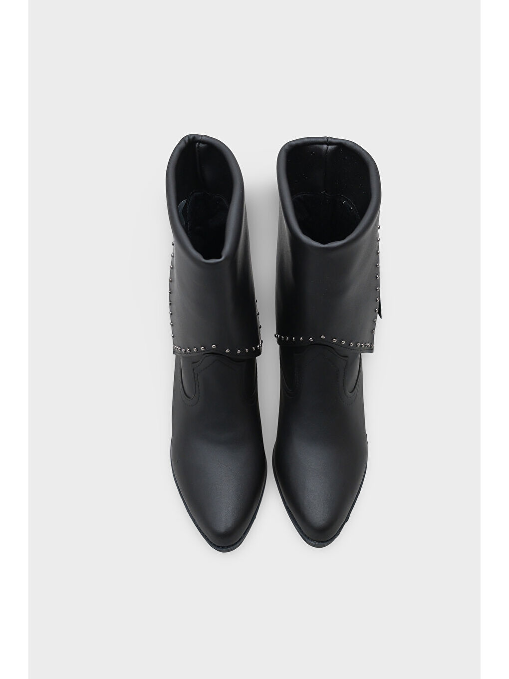 Siyah Dakota Kadın Kovboy Bot-5