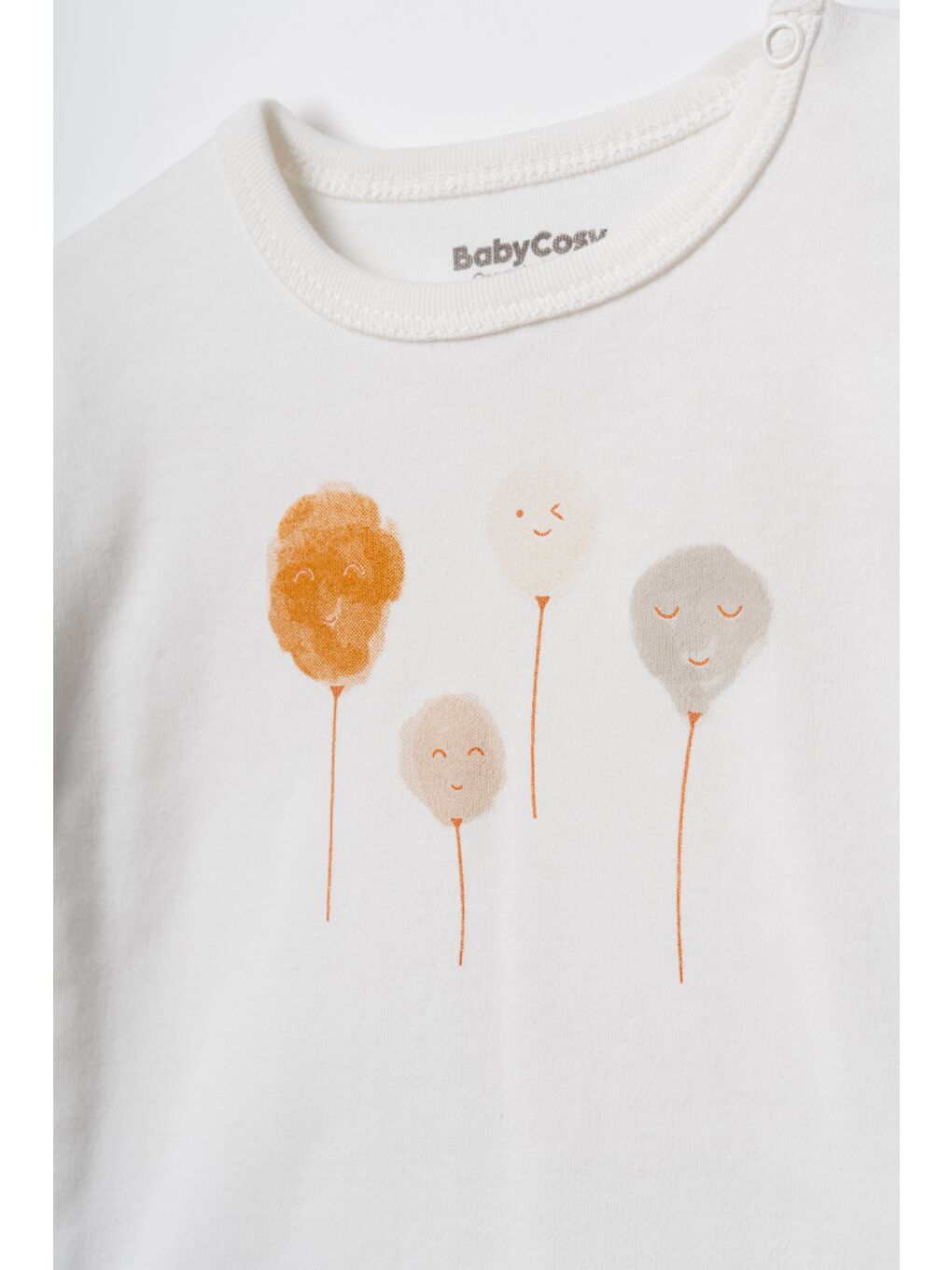 Karışık Unisex Bebek Pamuklu Ekru Hardal Tişört Şort Takım - Çiçek Baskılı-2