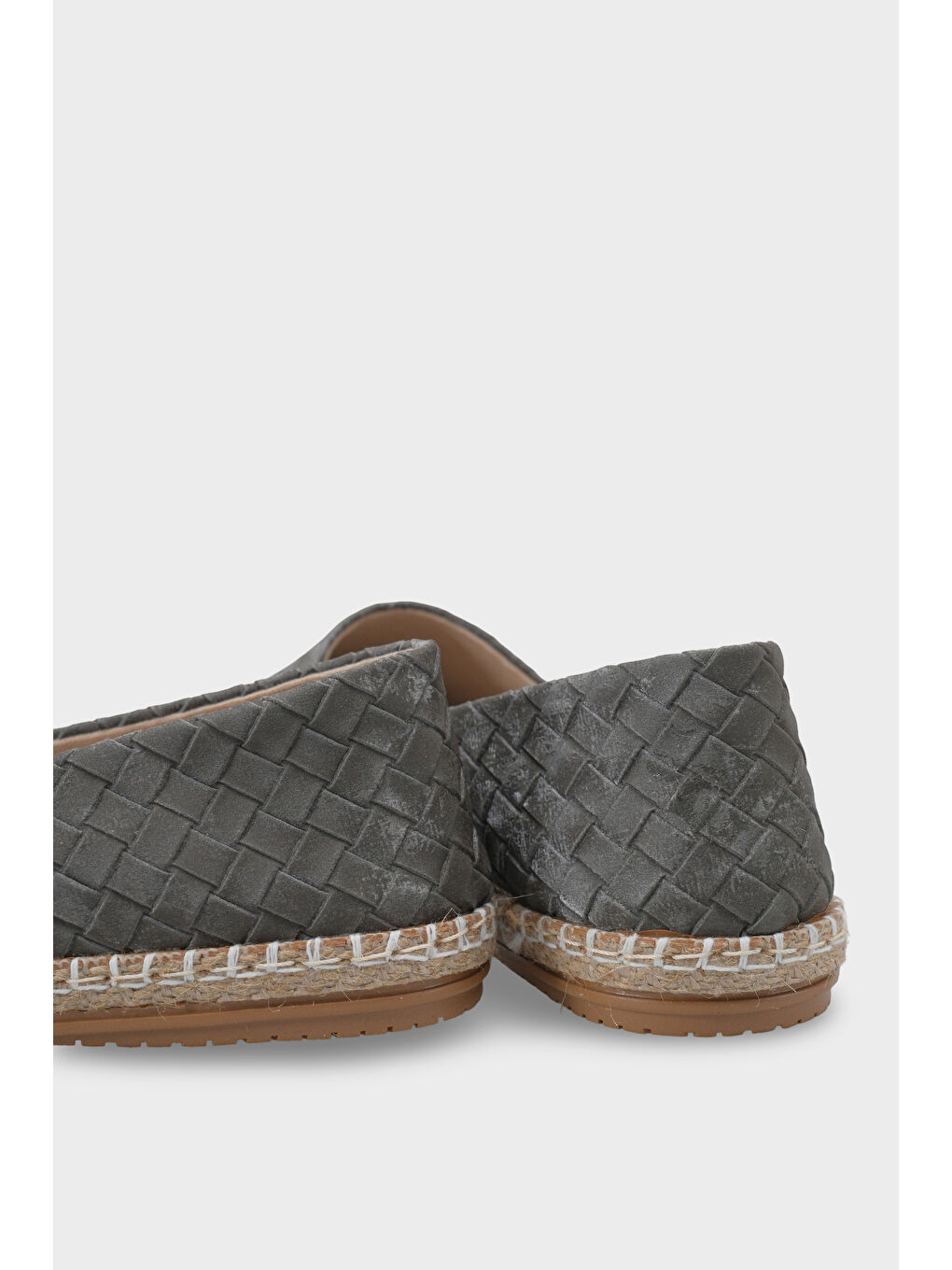 Gri Pasarella Kadın Espadril-2