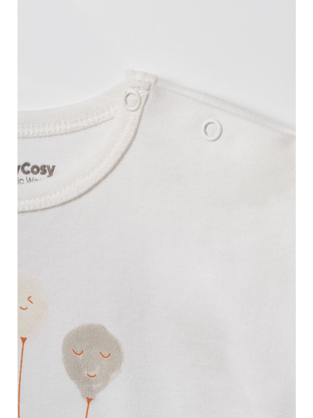 Karışık Unisex Bebek Pamuklu Ekru Hardal Tişört Şort Takım - Çiçek Baskılı-3