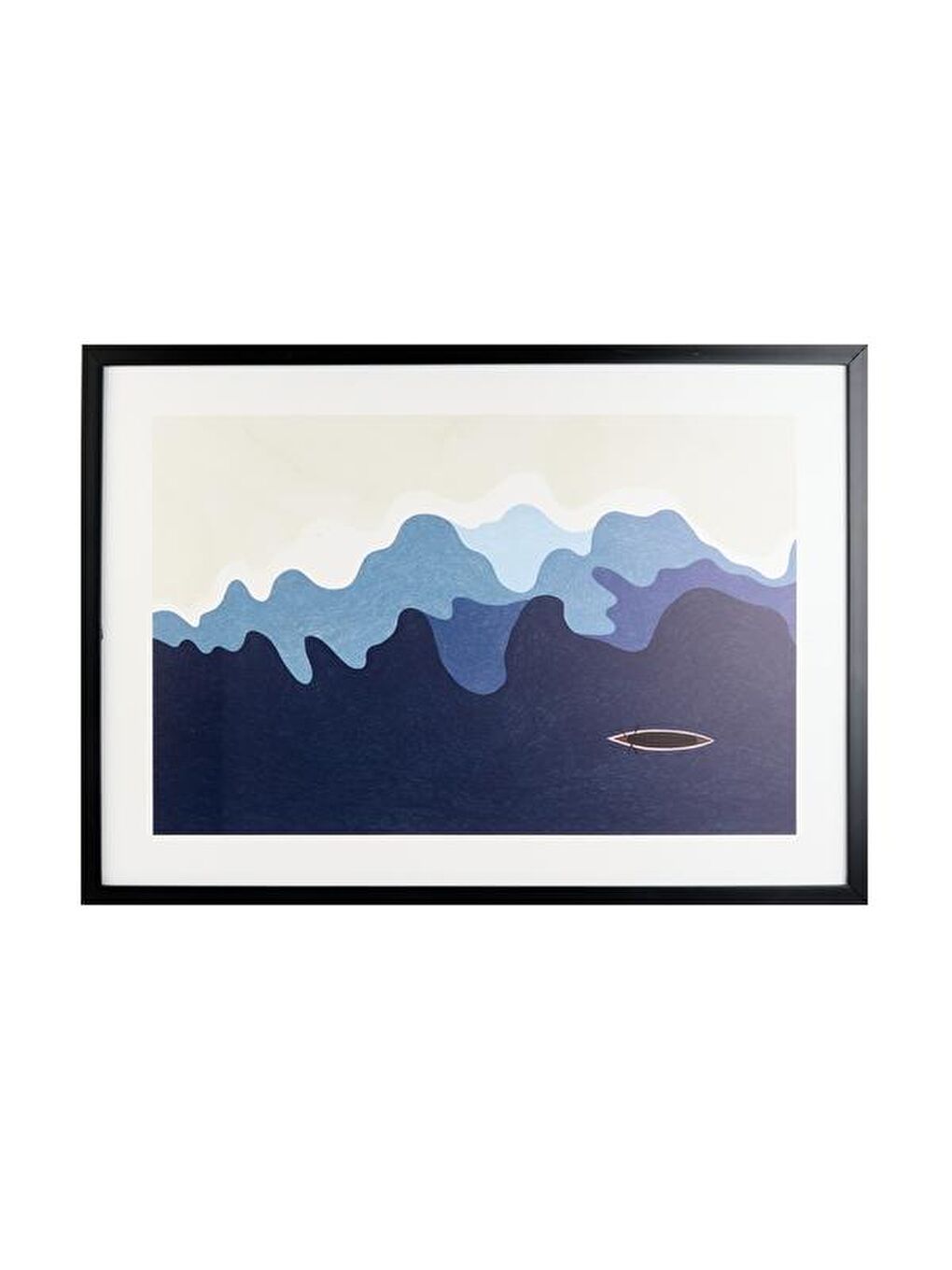 Deco Sea Side Tablo - Mavi - 50x70 cm-1