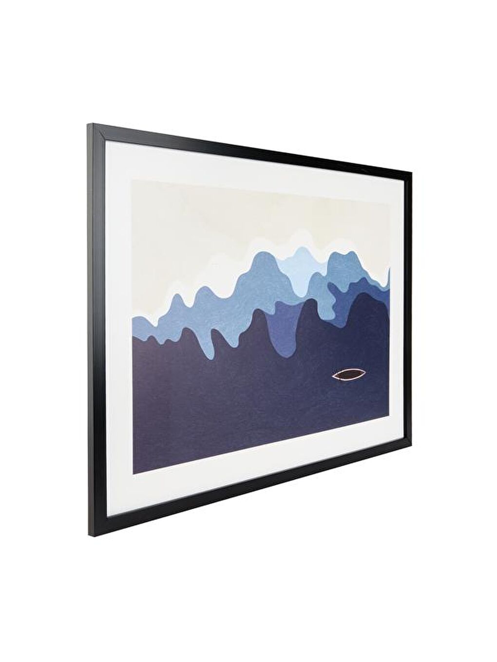 Deco Sea Side Tablo - Mavi - 50x70 cm-6