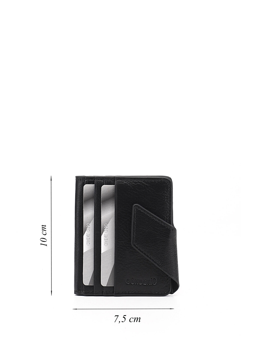Siyah SİYAH Hakiki Deri Unisex Kartlık-1