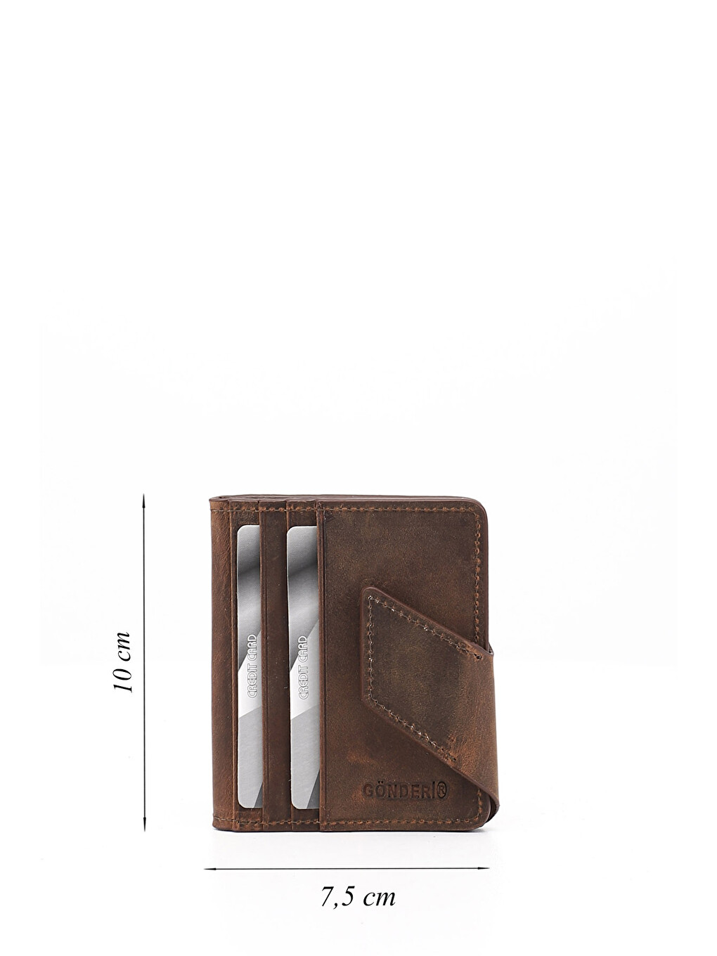 Kahverengi KAHVERENGİ Hakiki Deri Unisex Kartlık-1