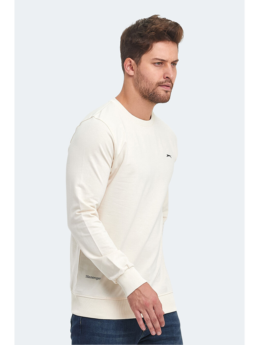 ORVAR IN Erkek Sweatshirt Bej-2