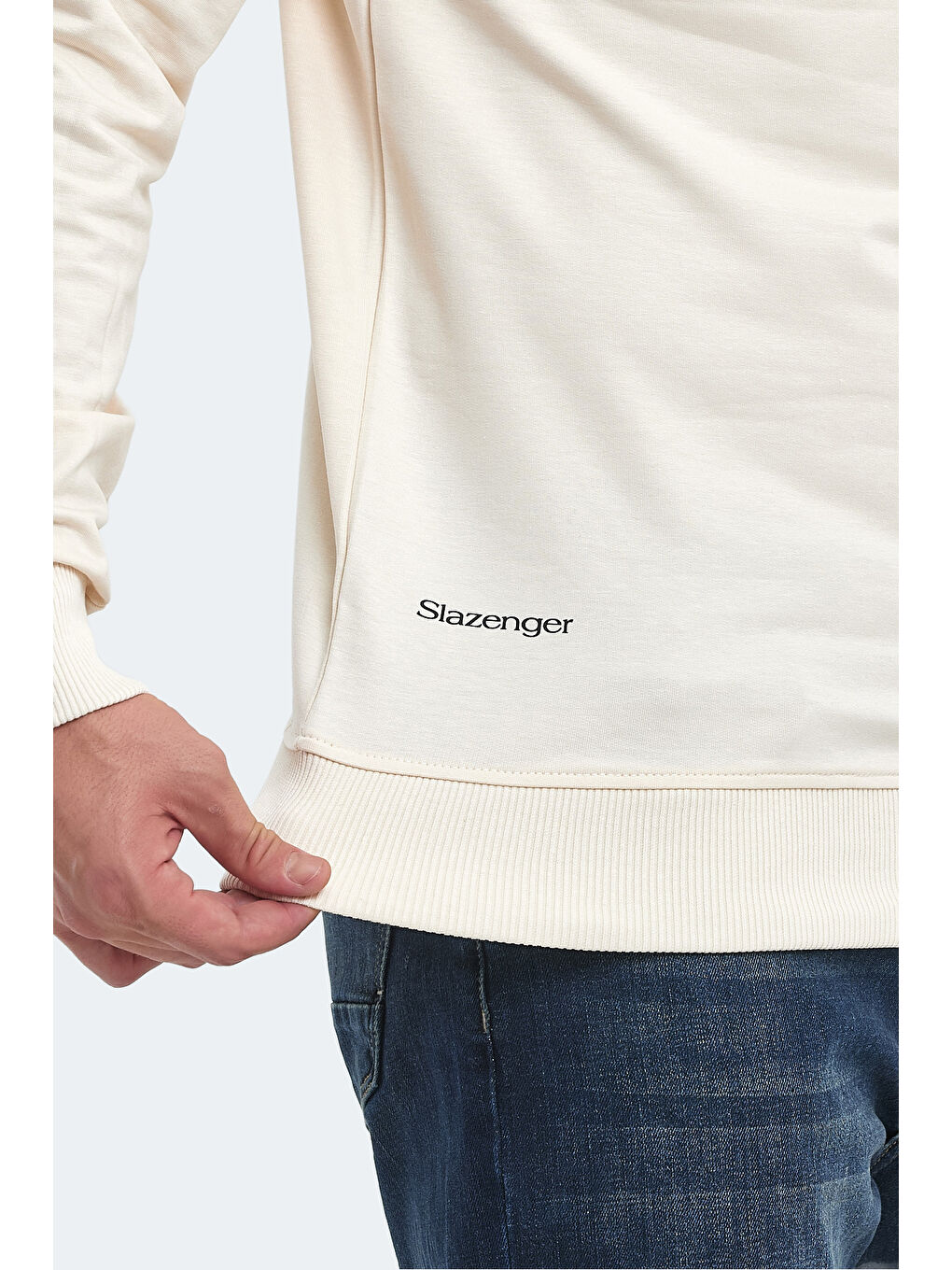 ORVAR IN Erkek Sweatshirt Bej-4