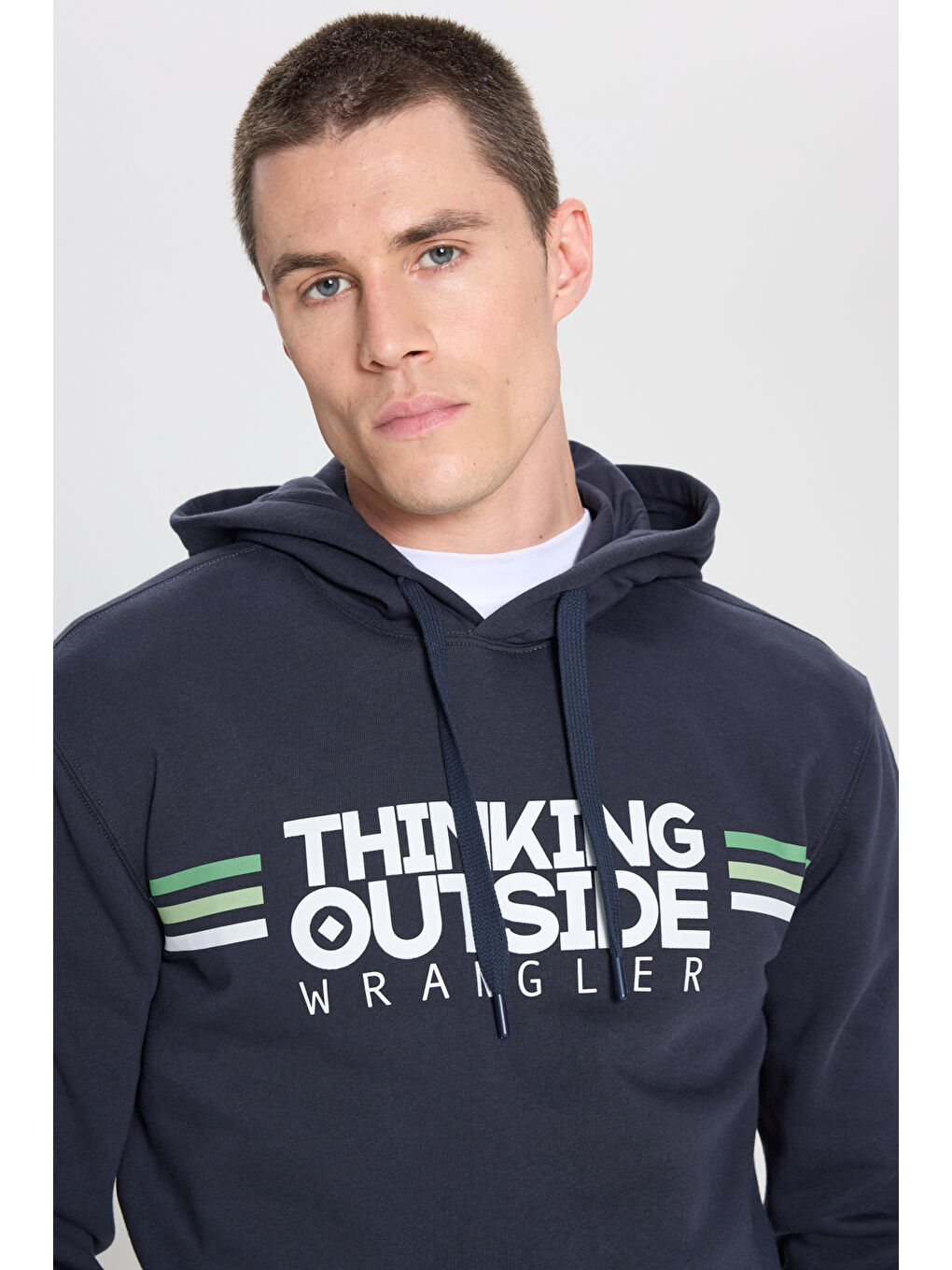 Regular Fit Normal Kesim Kapüşonlu İçi Polarlı Antrasit Sweatshirt-4