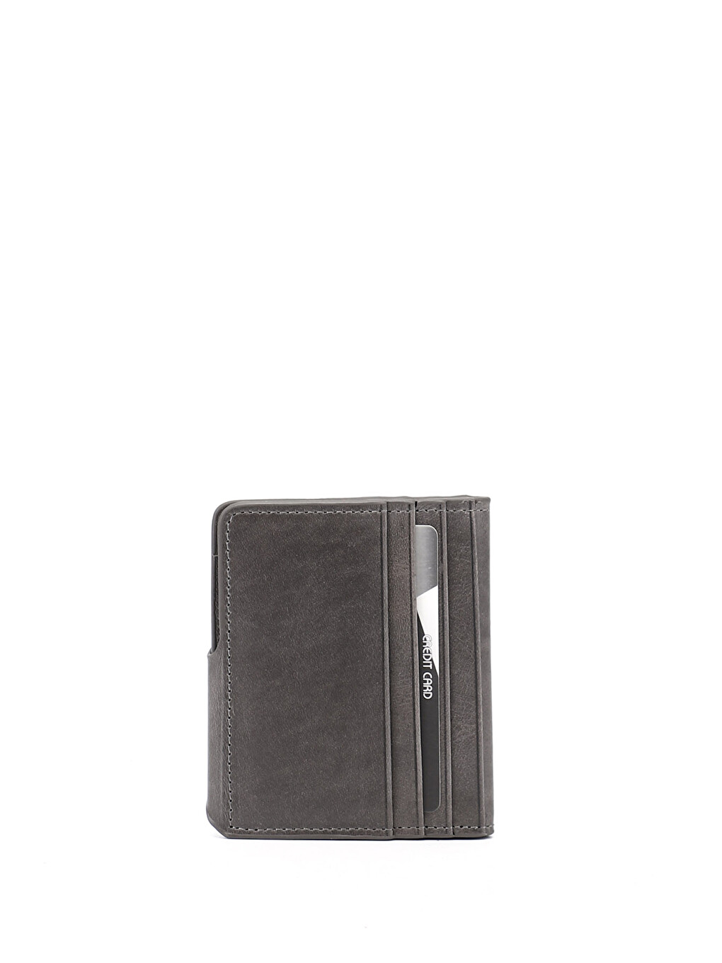 Gri GRİ Hakiki Deri Unisex Kartlık-3