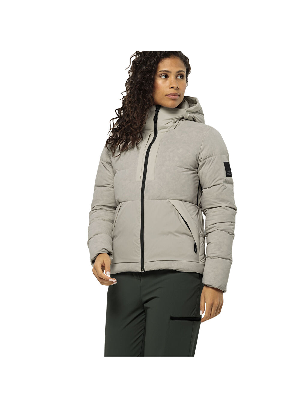 Wandermood Down Kadın Gri Outdoor Ceketi-2