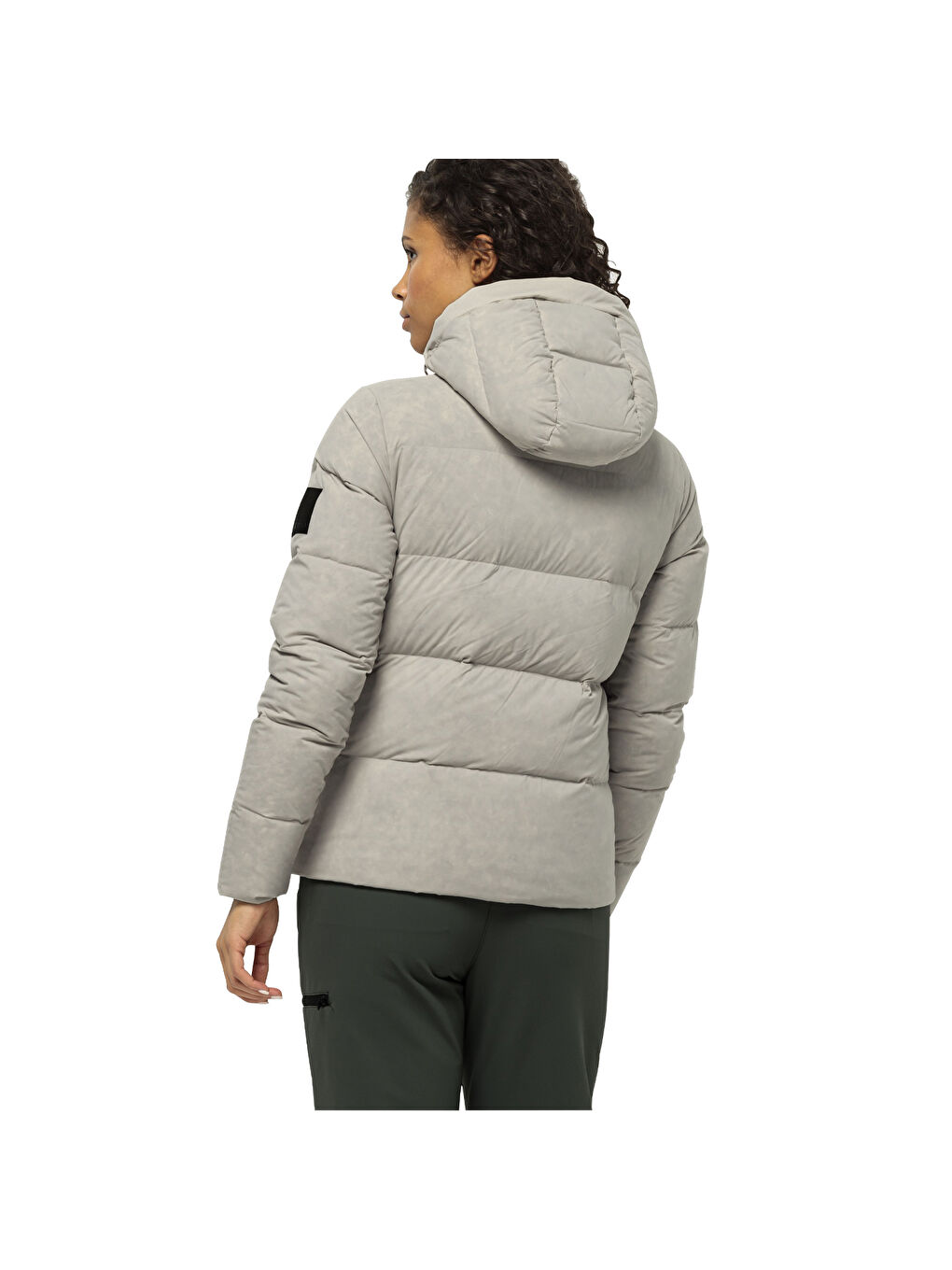 Wandermood Down Kadın Gri Outdoor Ceketi-4