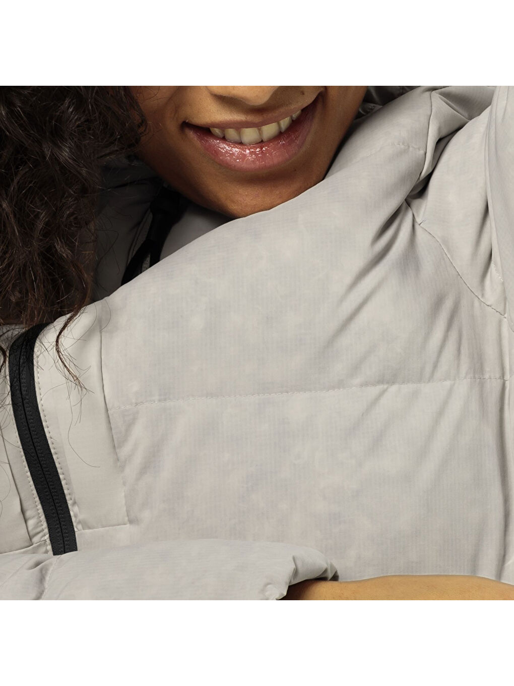 Wandermood Down Kadın Gri Outdoor Ceketi-5