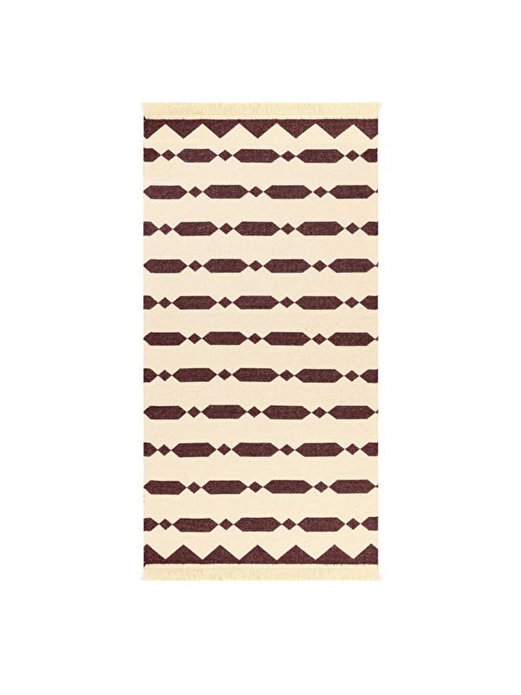 Soft Camino Çift Taraflı Kilim - Siyah - 80x150 cm-5