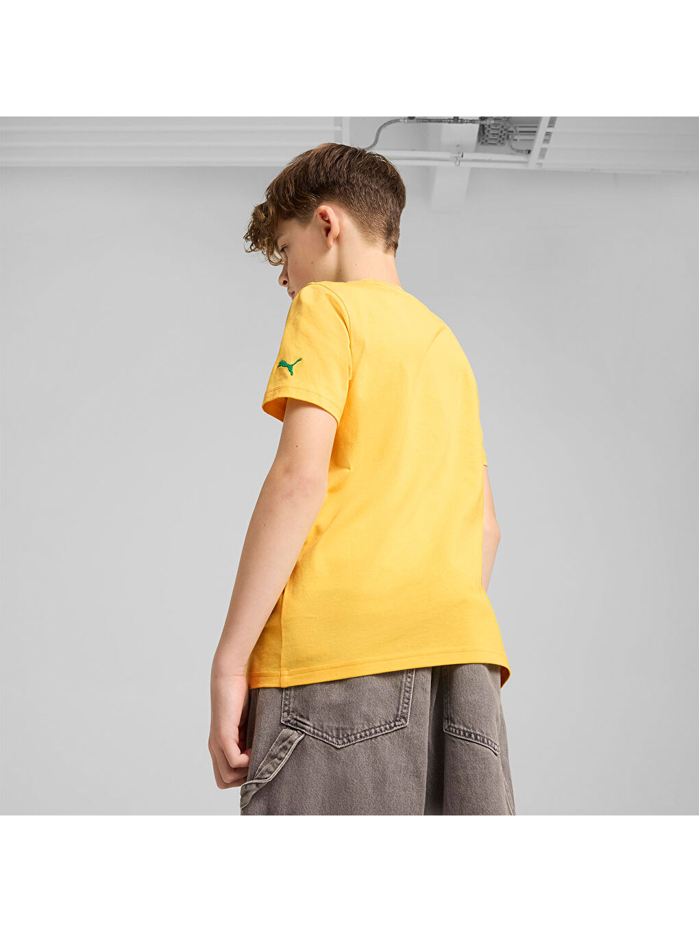 Super Graphic Erkek Çocuk Sarı Tişört-1