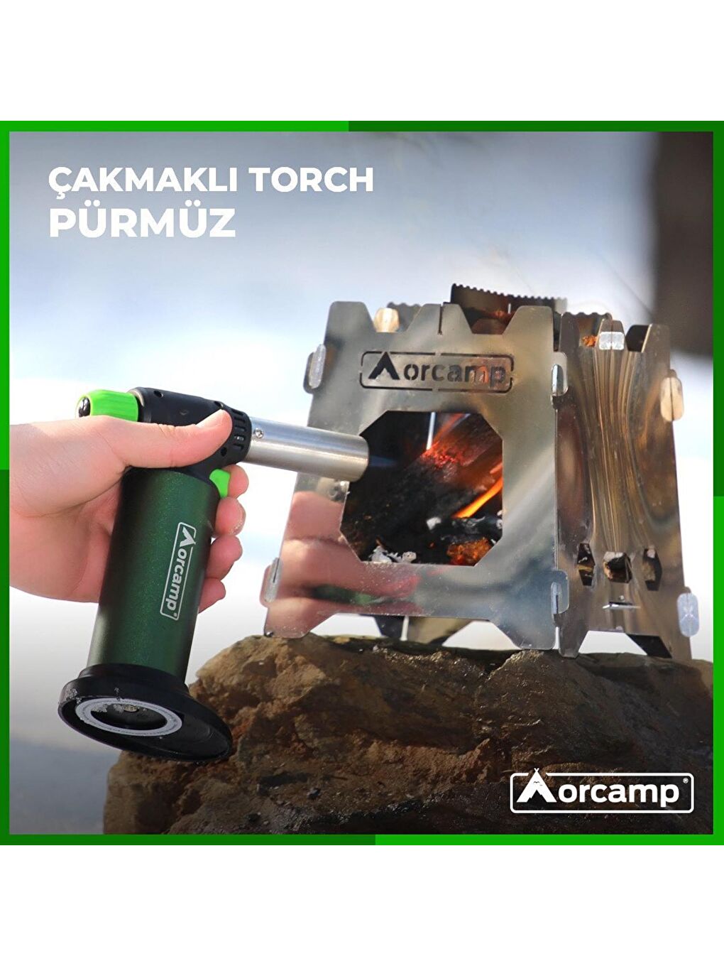 Orcamp Yeşil Çakmaklı Büyük Torch Pürmüz X502 - 1