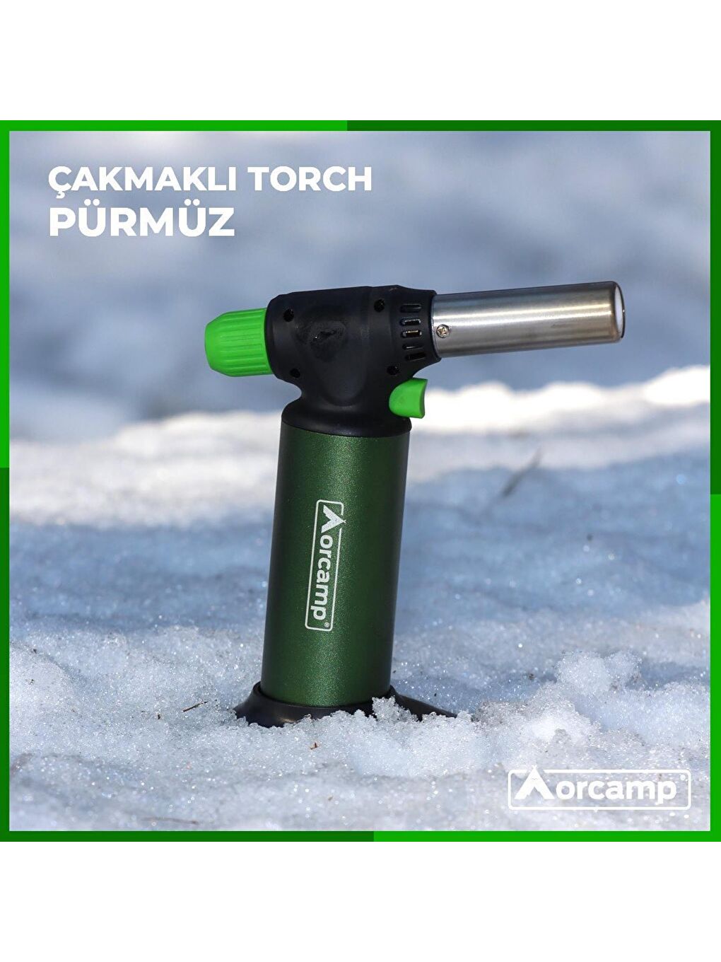 Orcamp Yeşil Çakmaklı Büyük Torch Pürmüz X502 - 2