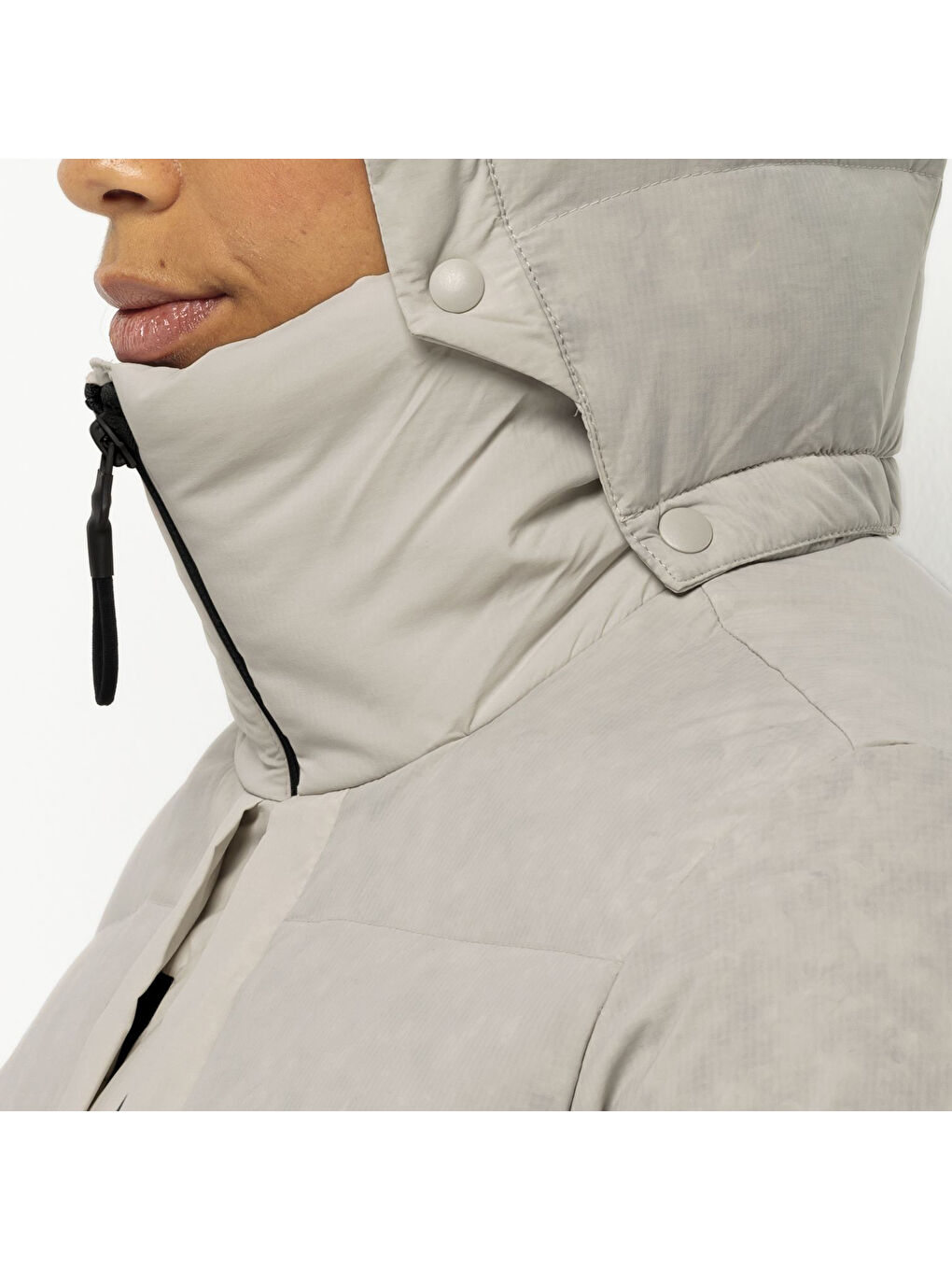 Wandermood Down Kadın Gri Outdoor Ceketi-7