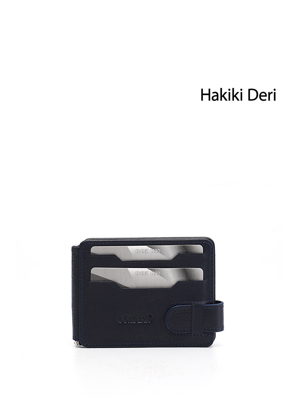 Lacivert AÇIK LACİVERT Hakiki Deri Unisex Kartlık