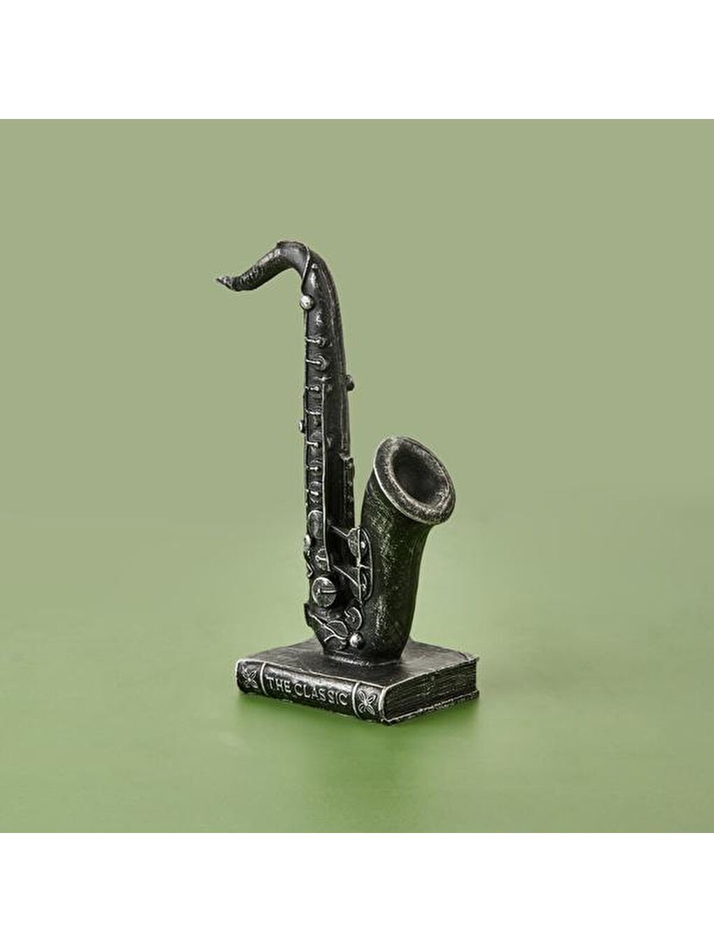 Siyah Deco Saksafon Dekor - 27 cm-1