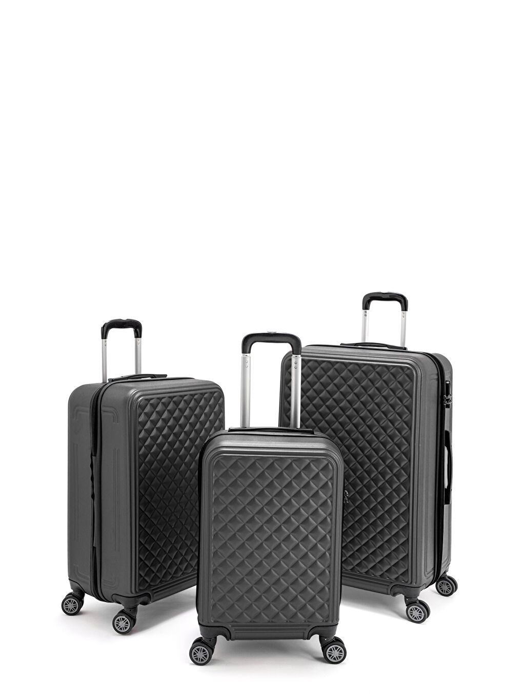 Antrasit Abs Dore Valiz Seti