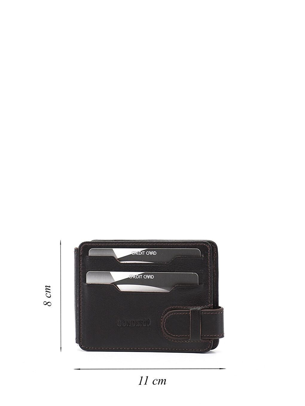 Kahverengi KAHVERENGİ Hakiki Deri Unisex Kartlık-1