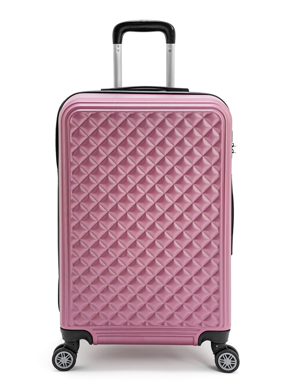 Pembe Abs Dore Valiz Seti-3