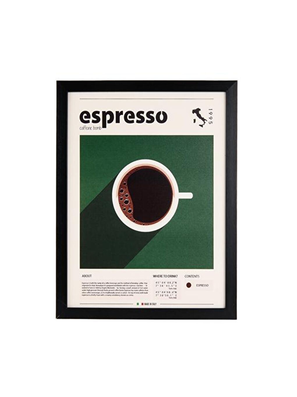 Deco Espresso Pano - Yeşil - 30x40 cm