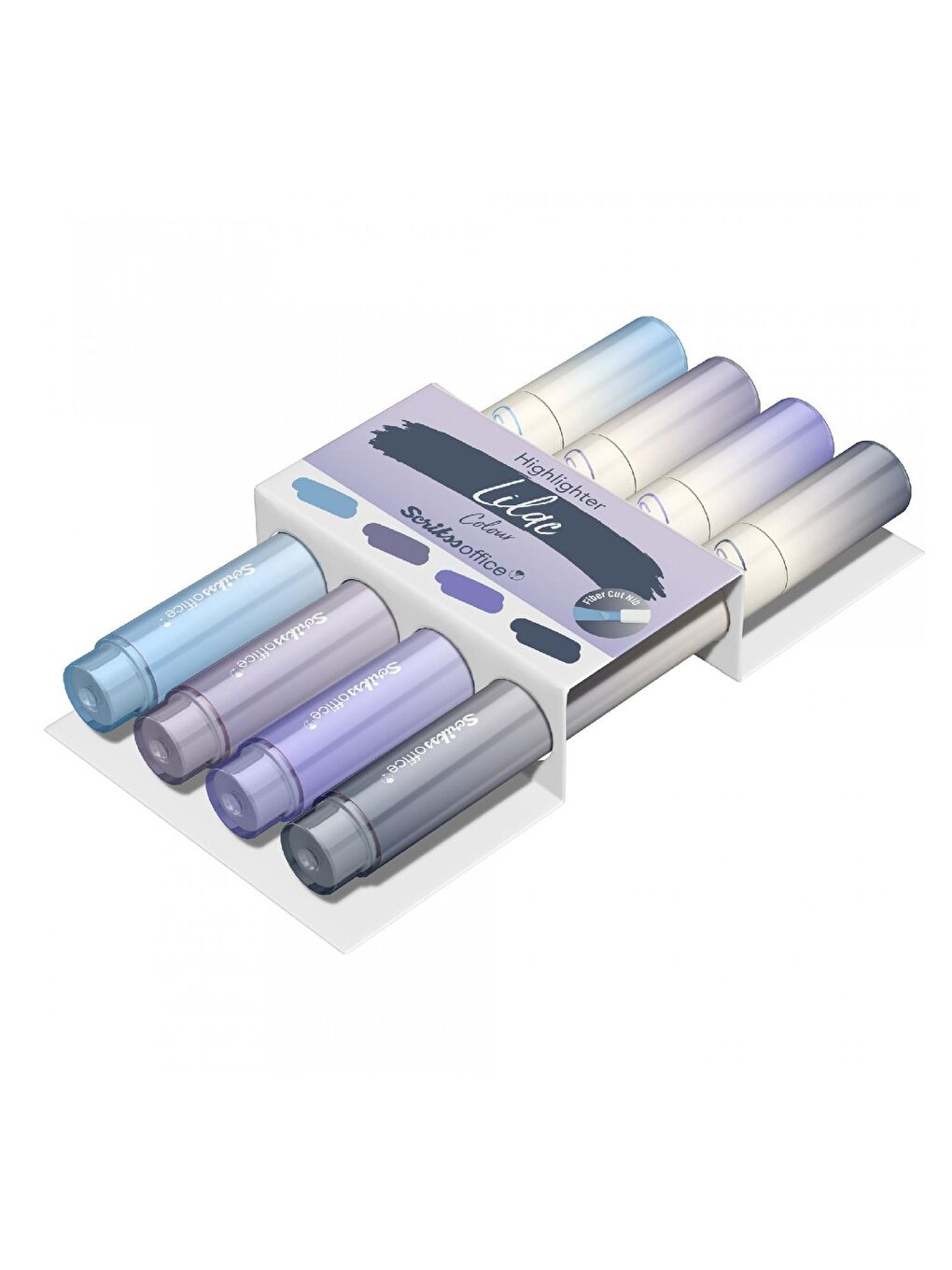 Lumina Fosforlu Kalem 4'lü Lilac-3