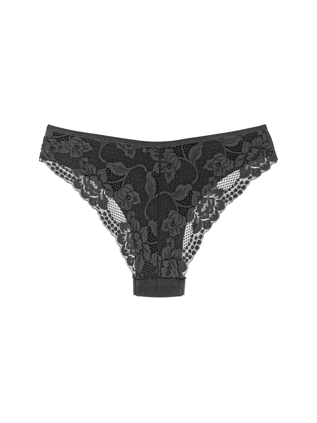 Karışık Pamuklu Arkası Dantel Kadın Külot 4'lü-2