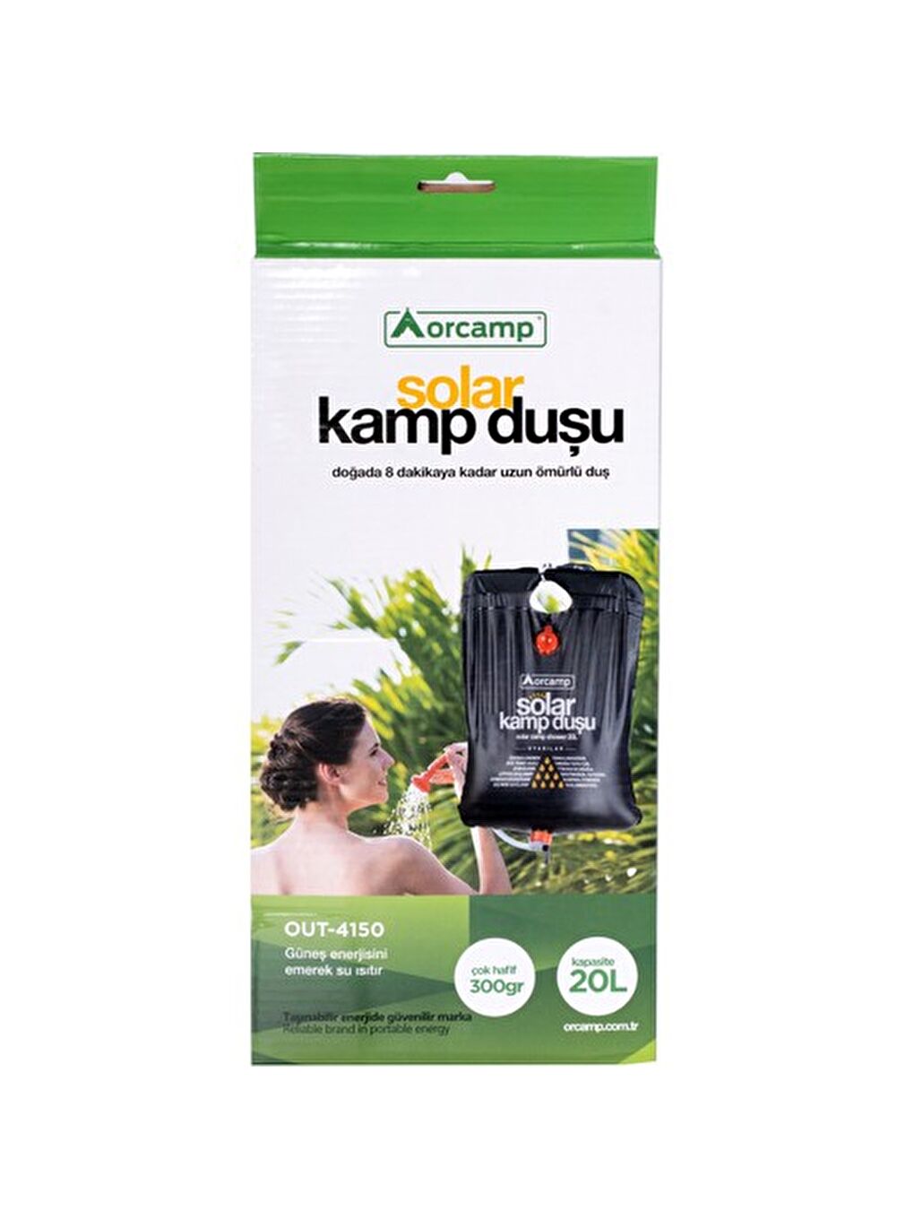 Orcamp Siyah Solar Kamp Duşu 20 Litre OUT-4150 - 1