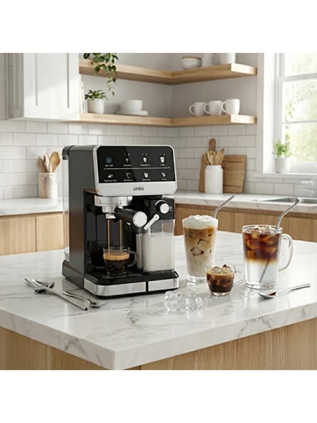 Scm-2996 Pro Espresso Kahve Makinesi - Siyah - 1350 Watt-1
