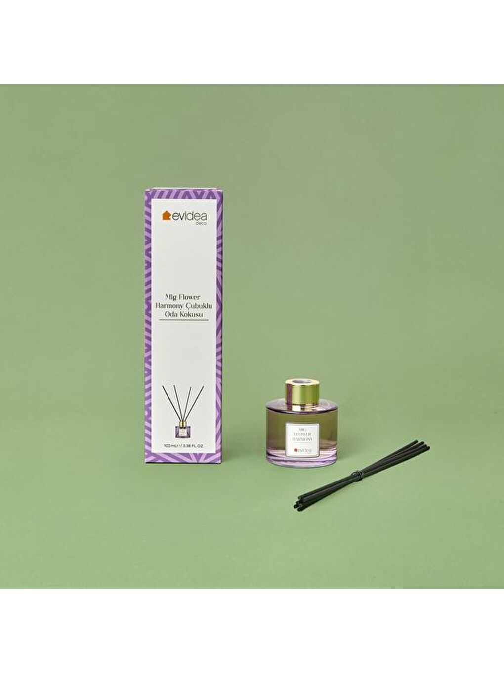 Deco Mig Flower Harmony Çubuklu Oda Kokusu - Mor - 100 ml-2
