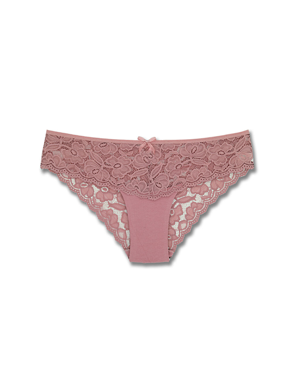 Karışık Dantelli Kadın Külot 4'lü-4