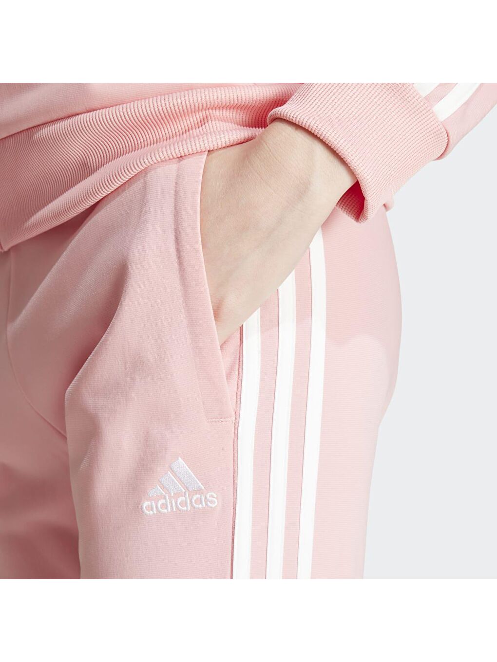 Adidas Pembe 3 Stripes Train Kadın Pembe Eşofman Takımı - 3