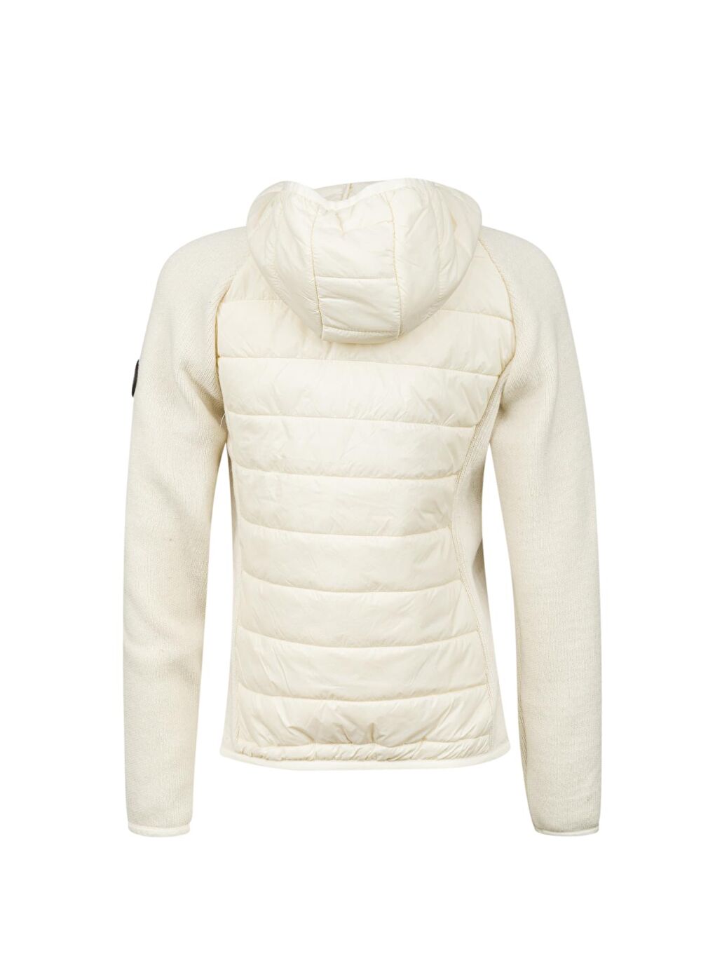 Lisa Kadın Kapüşonlu Tam Fermuarlı Sweat Ekru-3