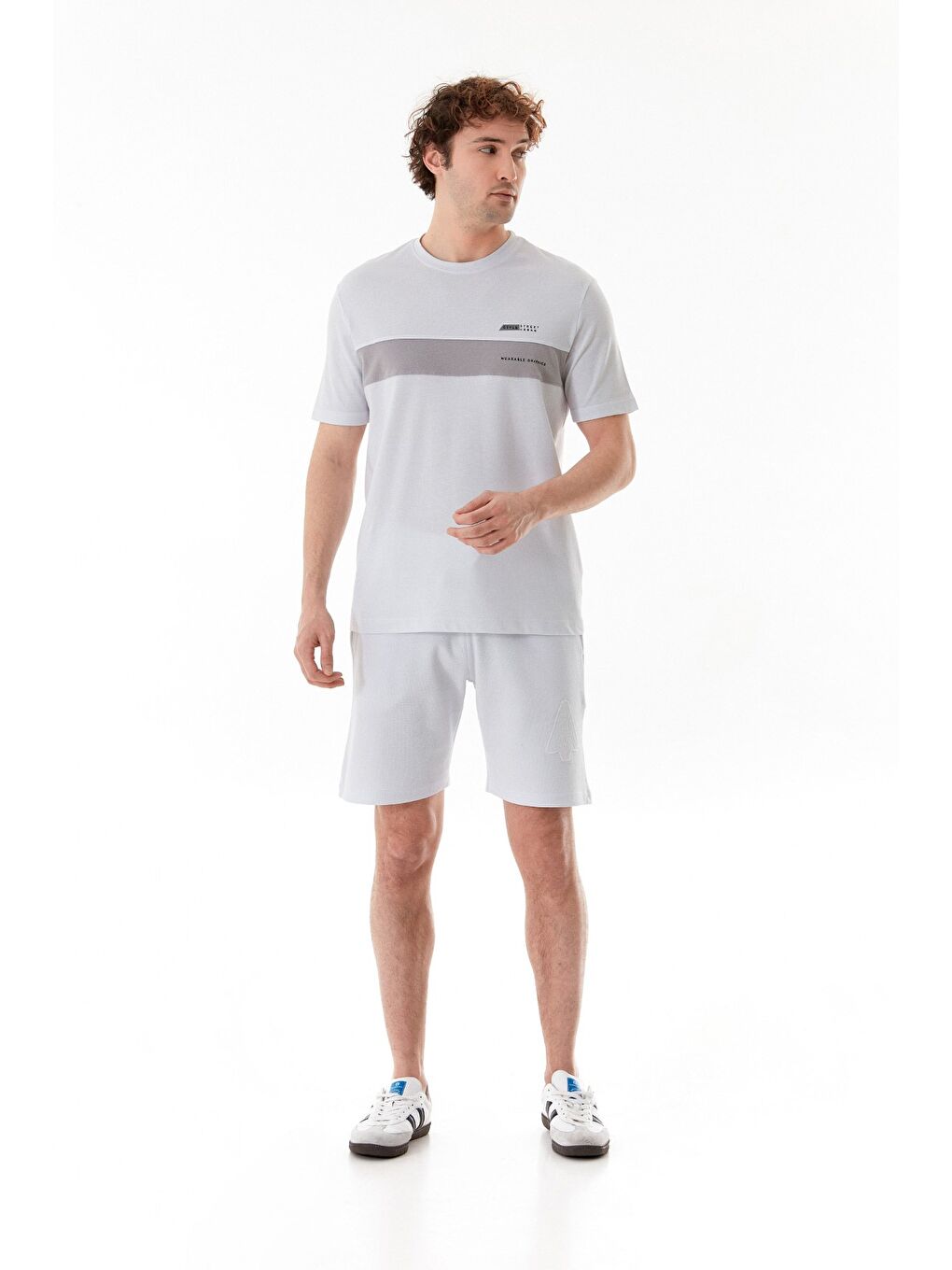 Beyaz Wearable Graphıcs Yazı Baskılı Tişört-2