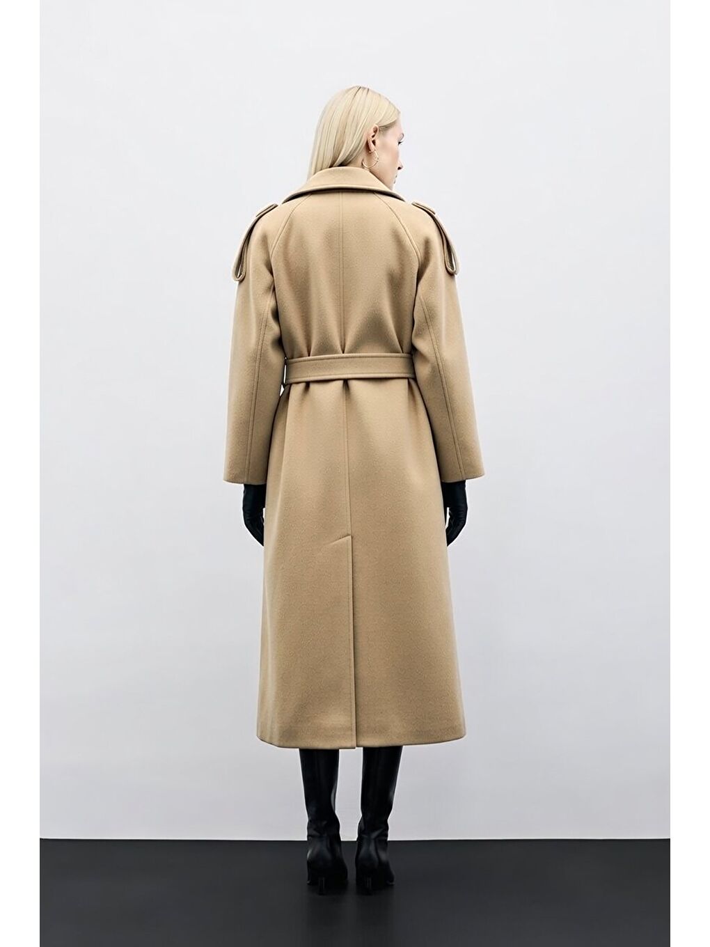 Kuşaklı Uzun Kaban - Bej-2