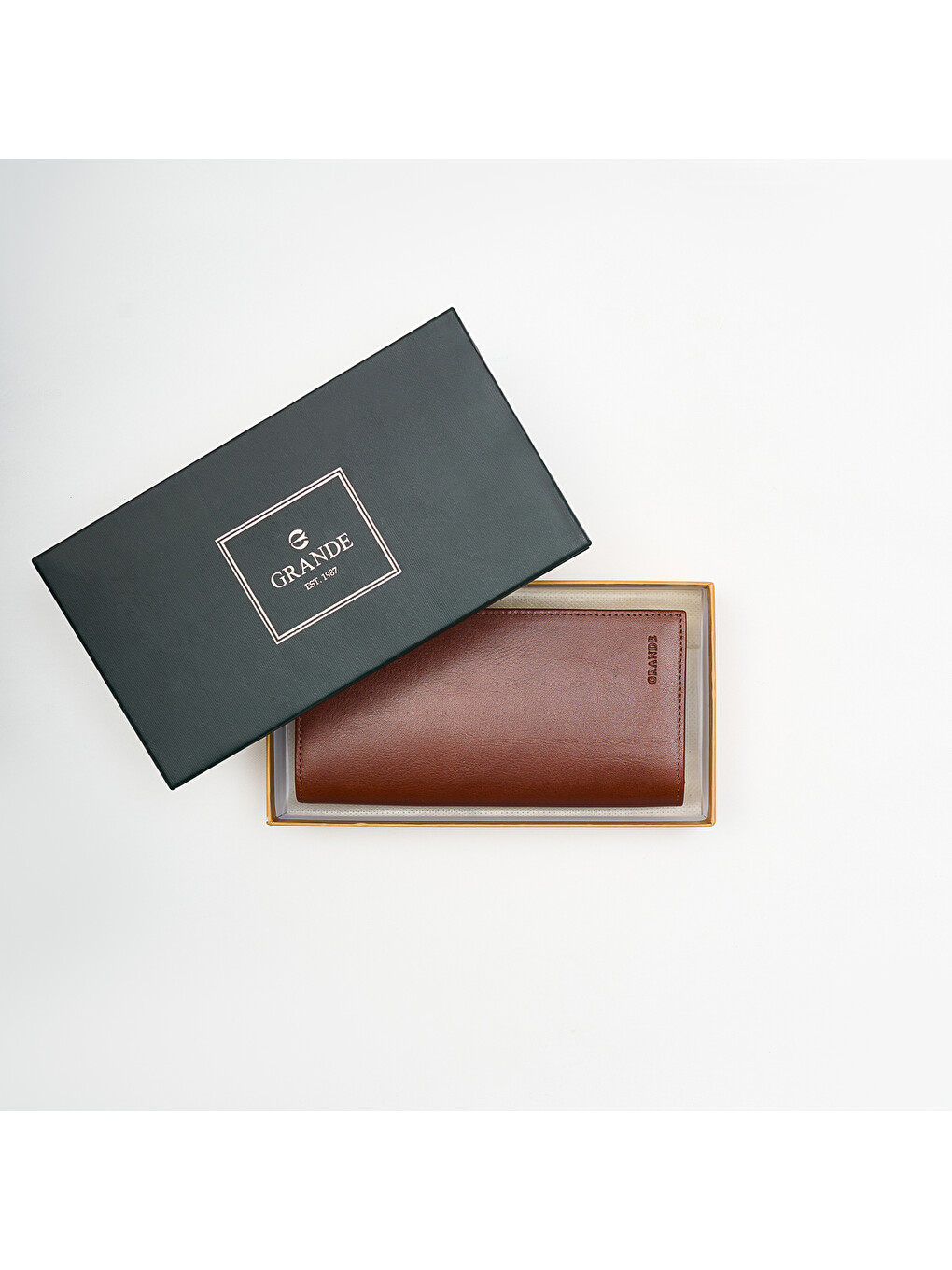 Kahverengi Unisex Cüzdan & Kartlık 1764 Deri Cüzdan Kartlık-4