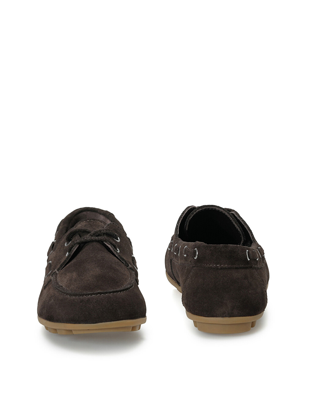 26k-224 Kahverengi Kadın Loafer-4