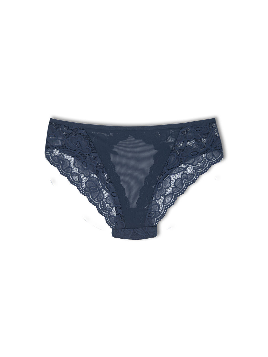 Karışık Dantelli Tüllü Kadın Külot 4'lü-7