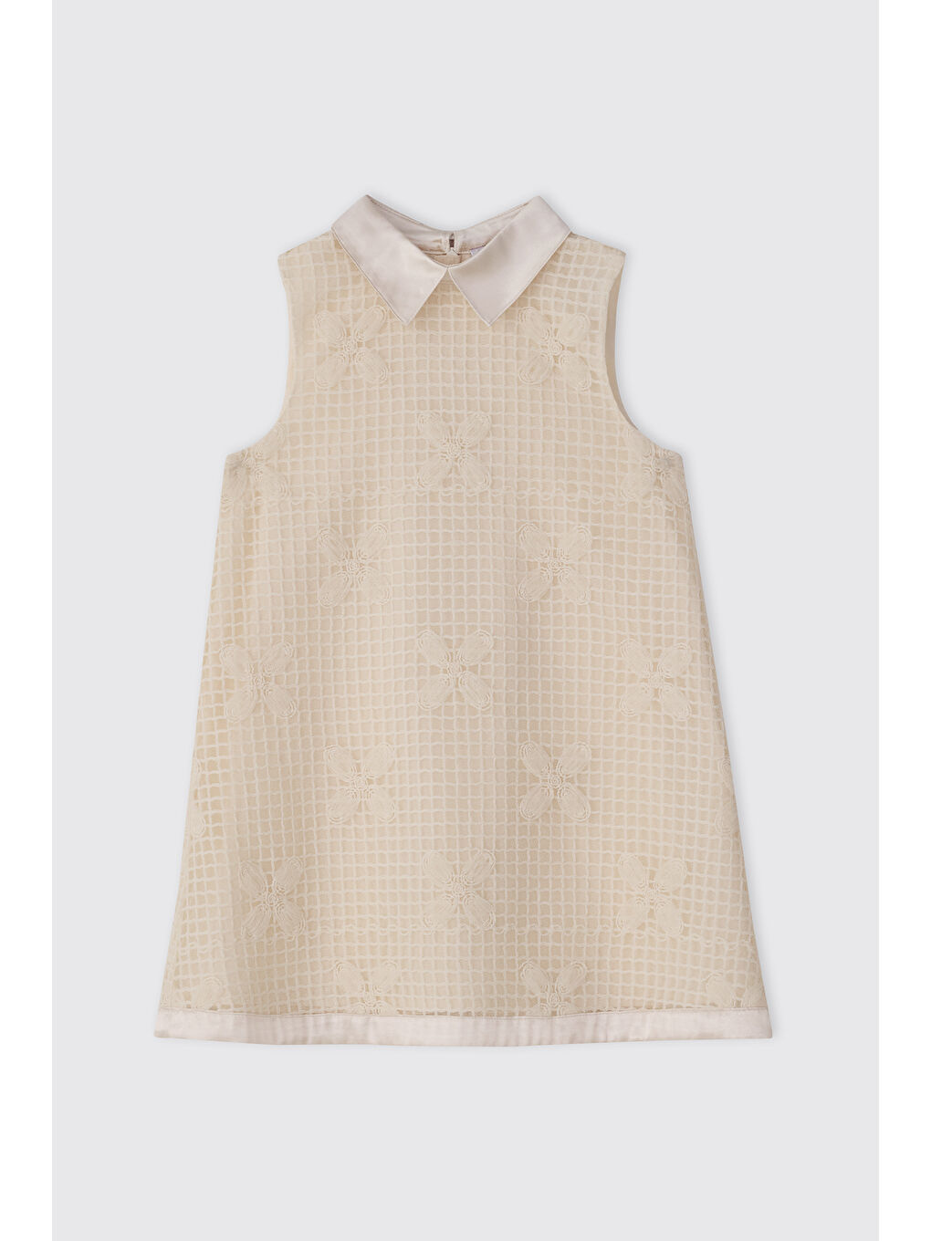 Kız Çocuk Bej Parti Elbisesi