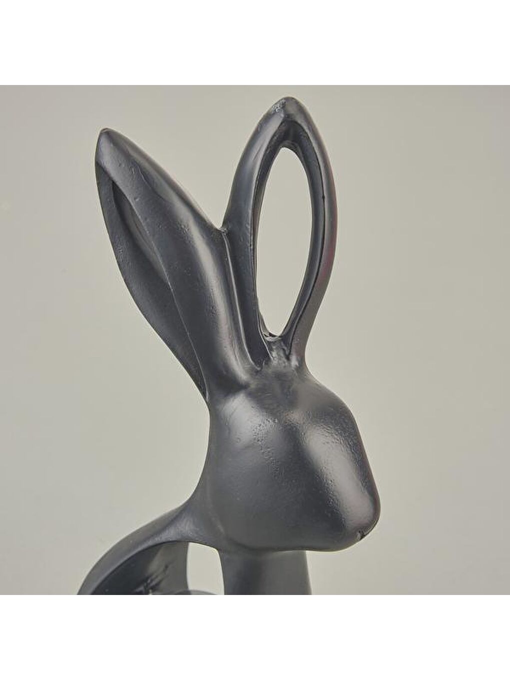 Deco Tavşan Dekor - Siyah - 27 cm-1
