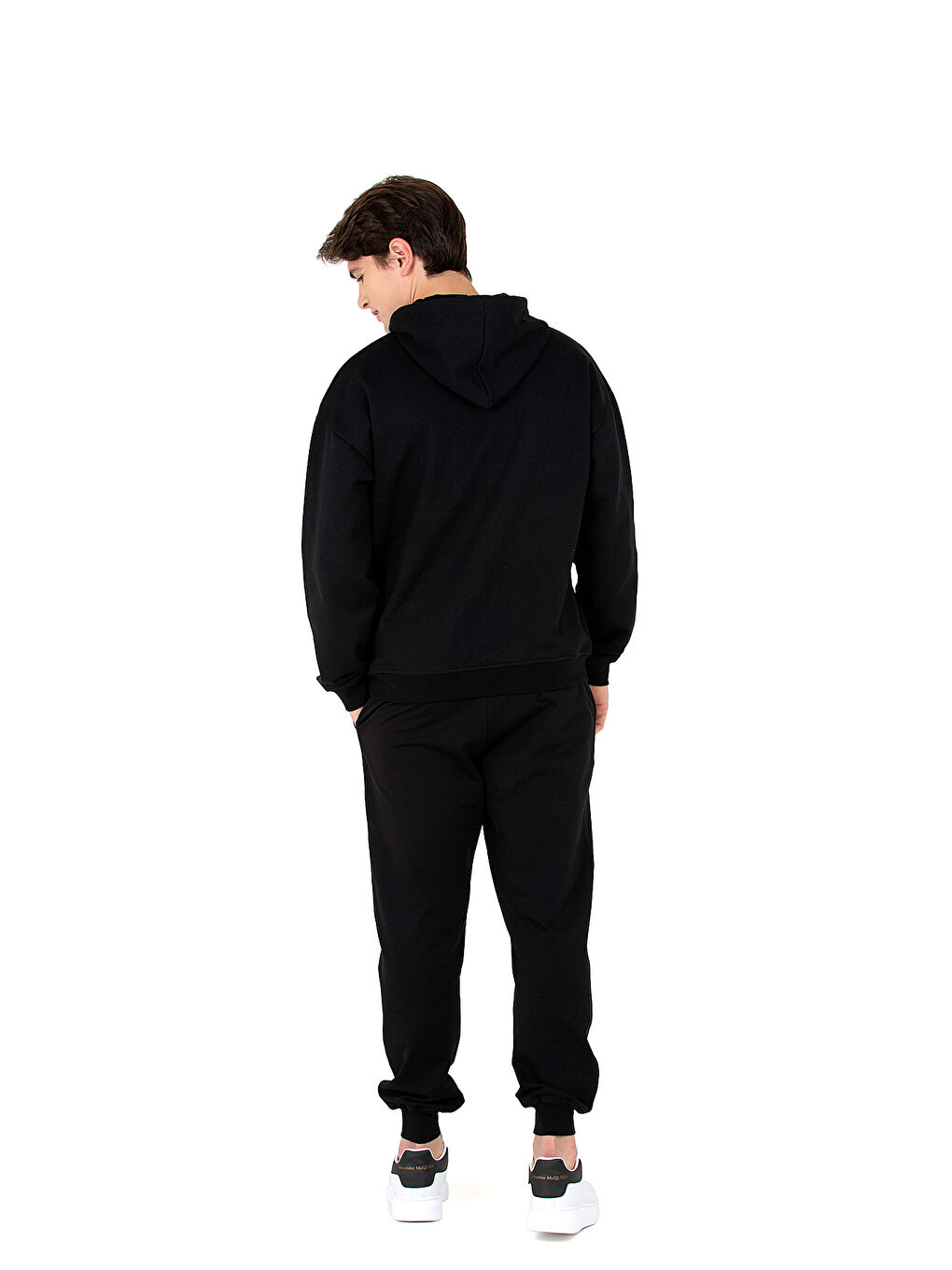 Siyah North Ice Kopüşonlu Sweatshirt SİYAH-2