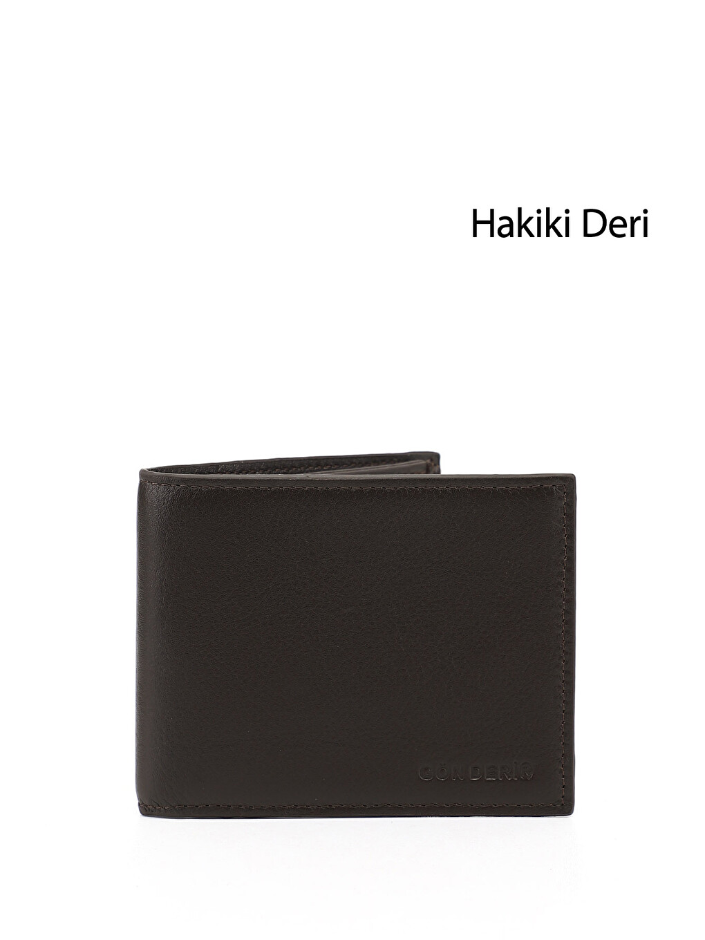 Kahverengi Erkek KAHVERENGİ Hakiki Deri Yatay Cüzdan
