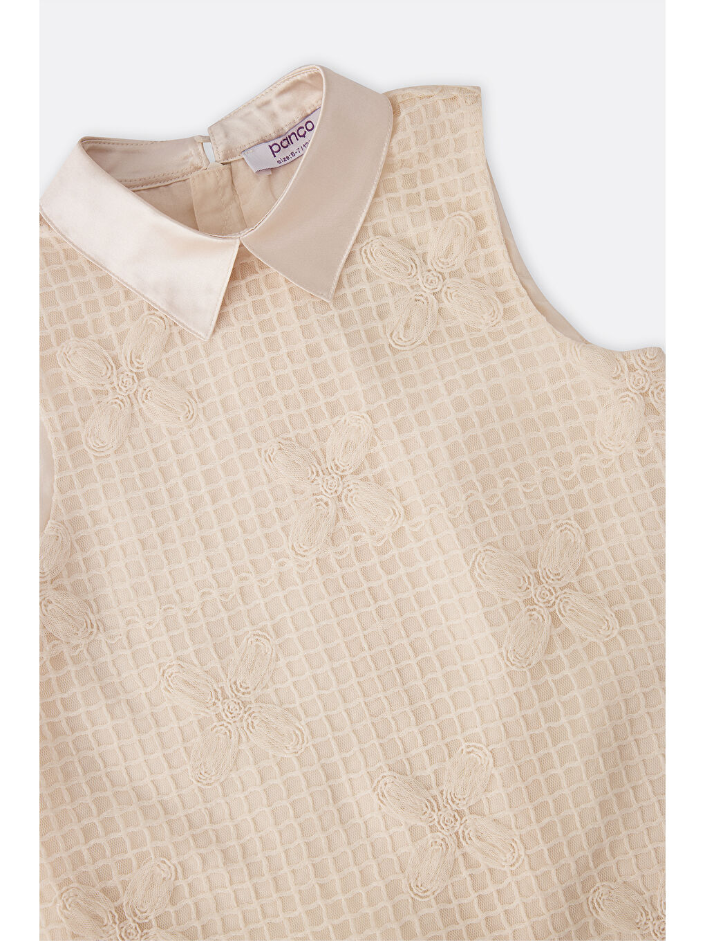 Kız Çocuk Bej Parti Elbisesi-2