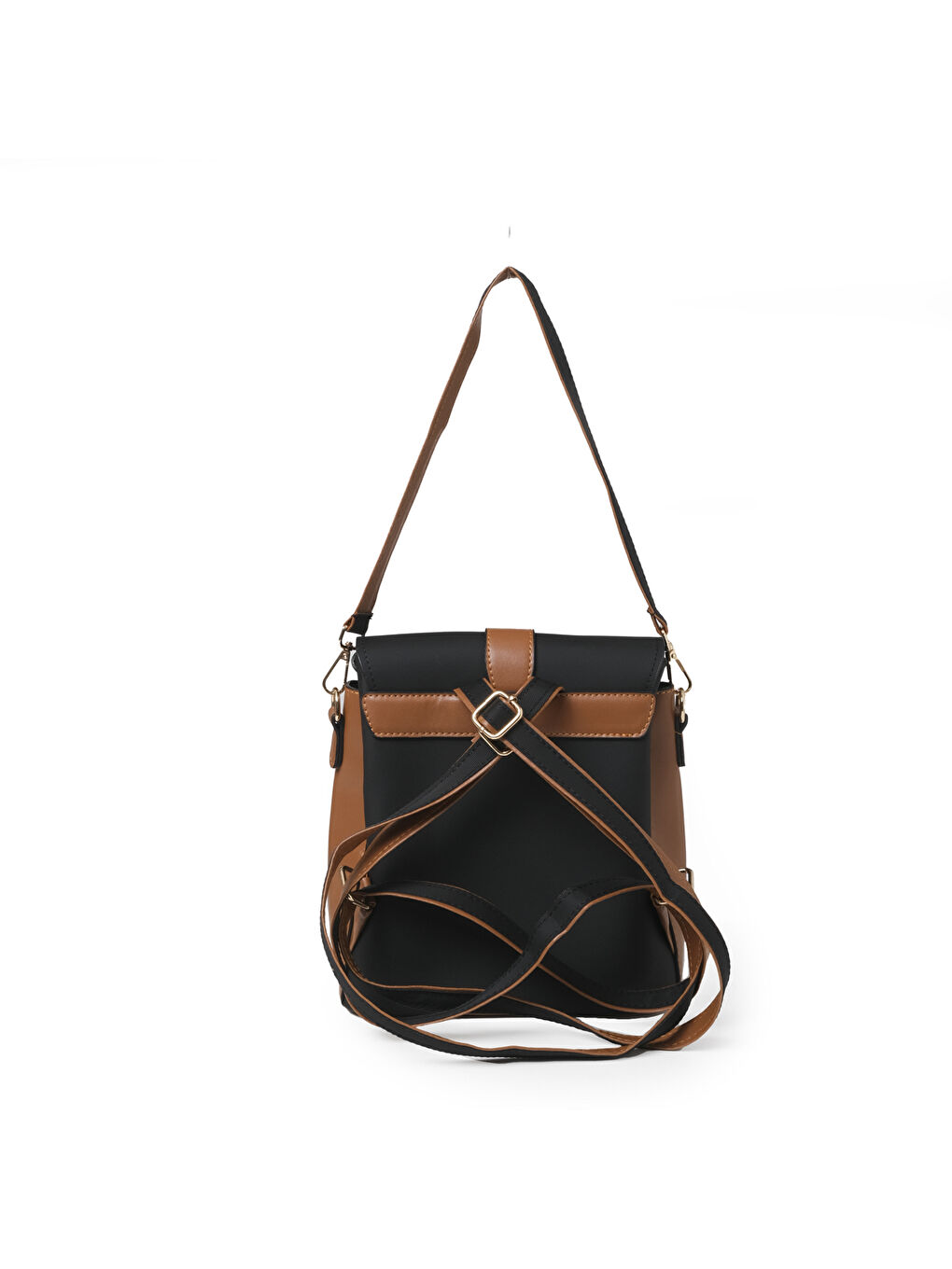 Kadın Sırt Çantası TH-YK14319 Siyah-Taba-3