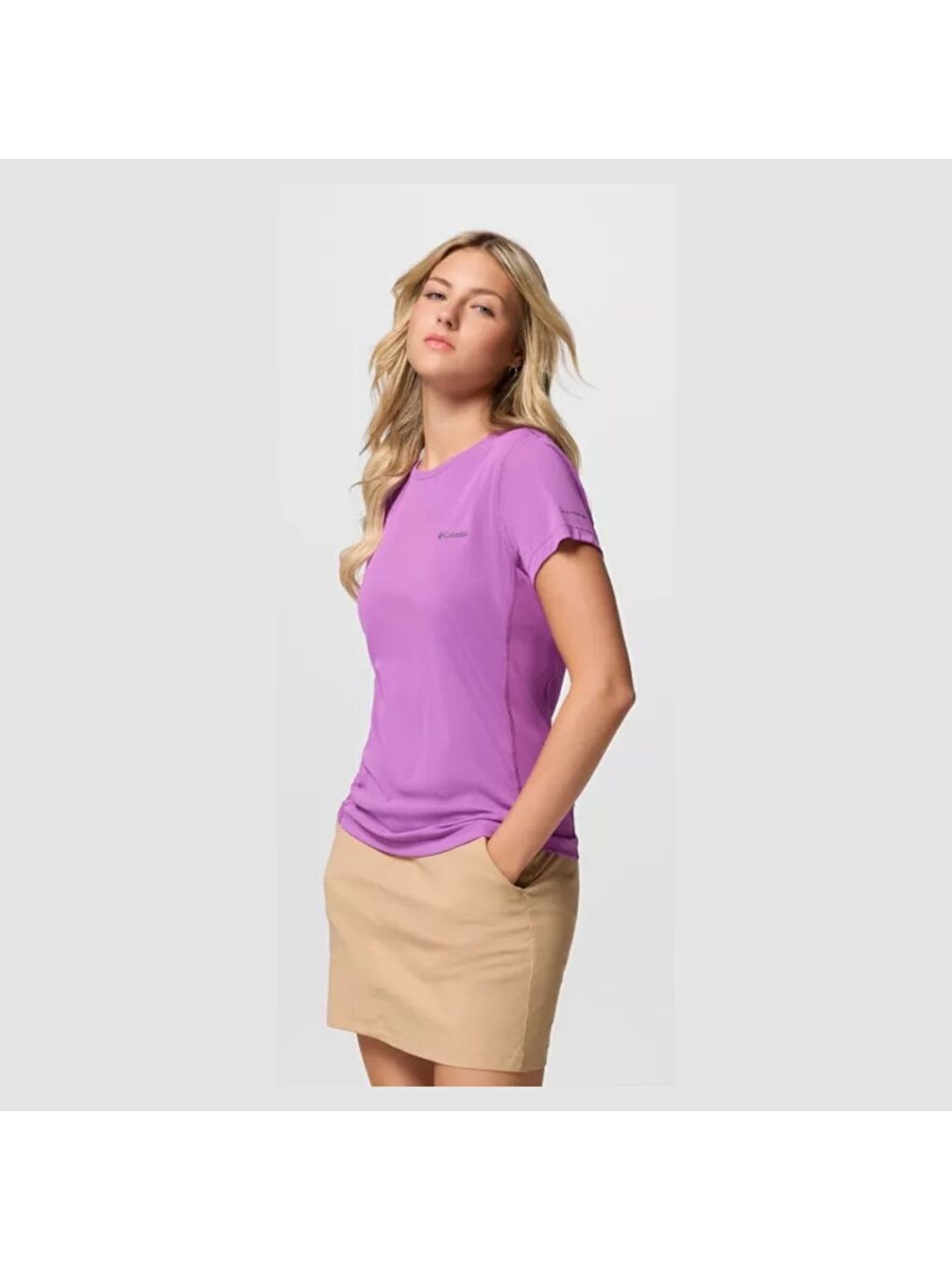 Mor Zero Rules™ Light SS Crew Kadın Kısa Kollu Tişört AL8532-3