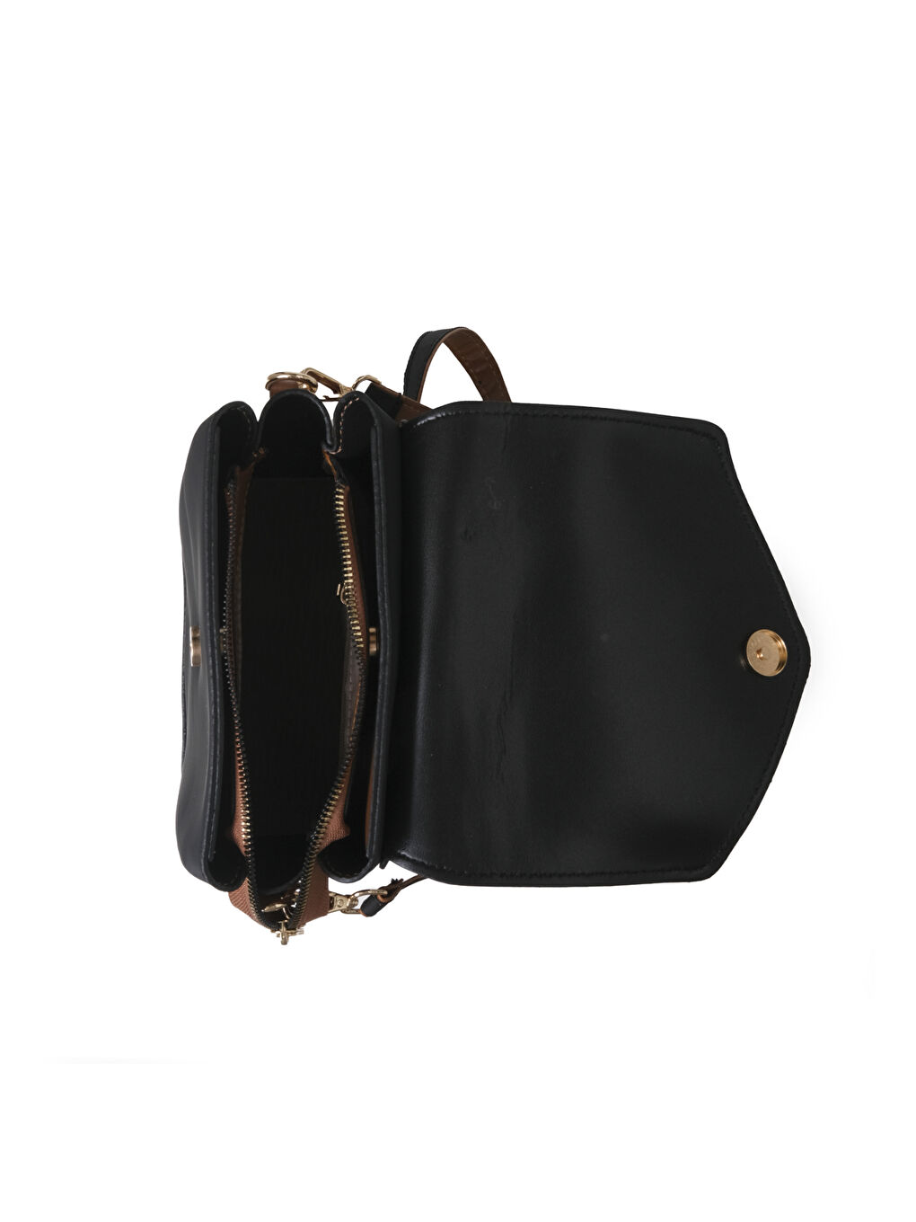 Kadın Sırt Çantası TH-YK14319 Siyah-Taba-4