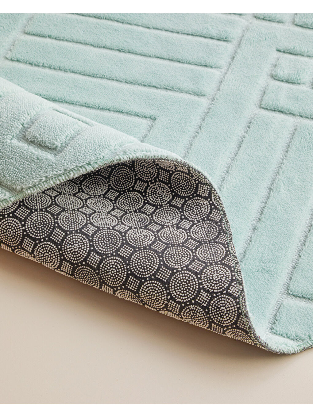 Turkuaz Twillow Banyo Paspası Seti 60x100 cm + 50x60 cm Su Yeşili-2