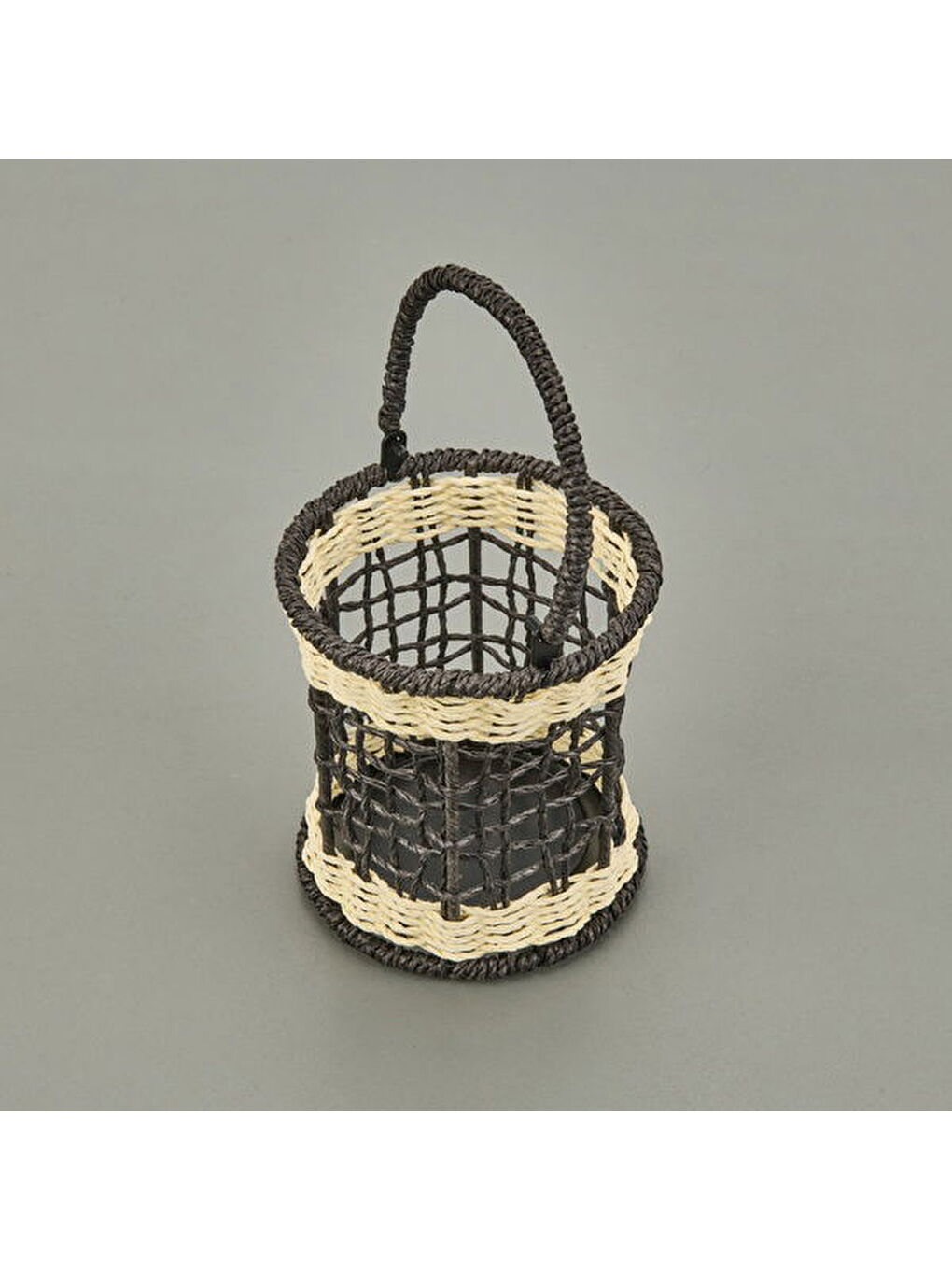 Deco Fuego Mumluk - Siyah / Krem - 13x14 cm-3